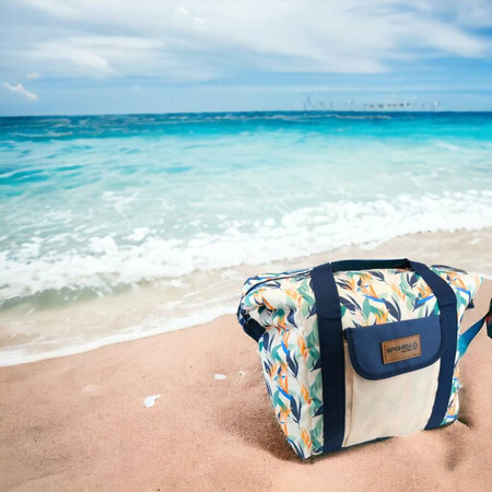 Zestaw 2x Torba Termiczna Turystyczna Plażowa Piknikowa Na Lunch 28 L i 12 L