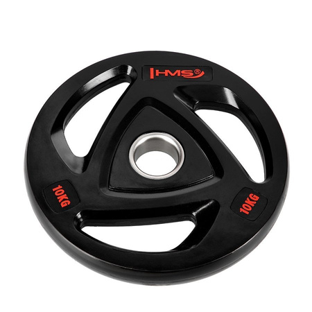 HMS Talerze Olimpijskie Ogumowane Obciążenia Na Gryf Sztangę 2x10 kg