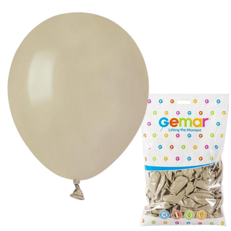 Balony Lateksowe Pastelowe Latte Na Urodziny Wesele Ślub Imprezę 5" 200szt.