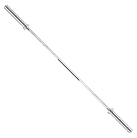 HMS Gryf Prosty Olimpijski Sztanga 180 cm + Zaciski Sprężynowe