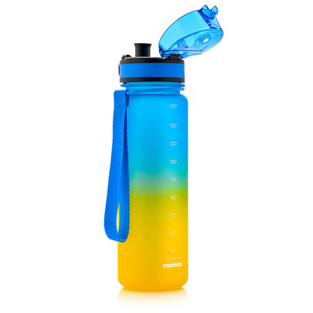 Butelka Sportowa Bidon Na Wodę Z Miarką Tritanowa Z Ustnikiem 500 ml METEOR