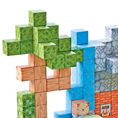 Klocki Magnetyczne Konstrukcyjne Zestaw 275 Elementów Edukacyjne Dla Dzieci