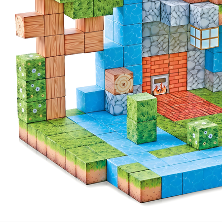 Klocki Magnetyczne Konstrukcyjne Zestaw 275 Elementów Edukacyjne Dla Dzieci