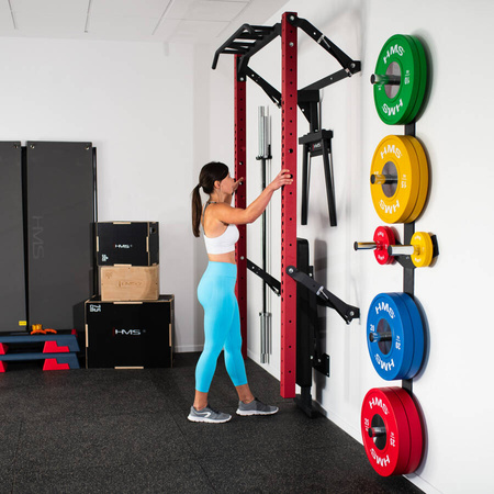 Wielofunkcyjna Klatka Treningowa Domowa Siłownia + Składana Ławka HMS