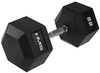 Ciężarek Hantla Sześciokątna Gumowana Do Treningu HEX PRO 40 kg HMS