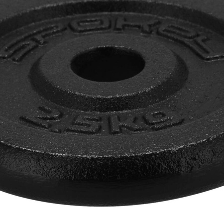 Zestaw Talerzy Obciążenia Żeliwne Na Sztangę 4x 2.5 kg SPOKEY