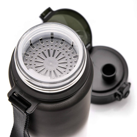 Butelka Sportowa Bidon Na Wodę Z Miarką Tritanowa Z Ustnikiem 650 ml METEOR