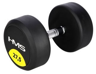 HMS Hantla Ciężarek Gumowany Chromowany 27,5 kg