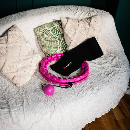 HMS Hula Hop Odchudzające Z Wypustkami i Obciążnikiem + Pas Plus Size