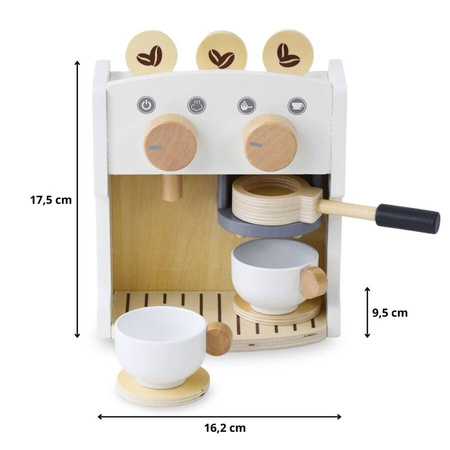 Drewniany Ekspres Do Kawy i Herbarty Kawiarnia Dla Dzieci + Akcesoria