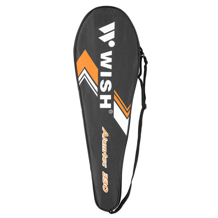 Zestaw 2 Rakiety W Pokrowcu + 6 Lotek Piórowych Do Gry W Badmintona WISH