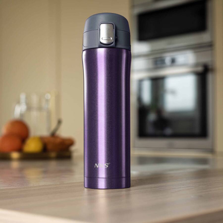 Kubek Termiczny Termos Turystyczny Stalowy Butelka Na Kawę Herbatę 430 ml