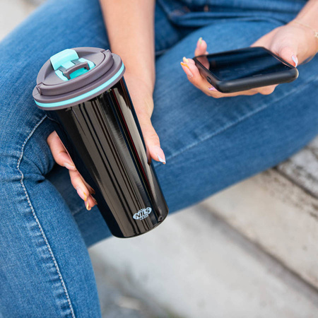 Kubek Termiczny Termos Turystyczny Stalowy Butelka Na Kawę Herbatę 500 ml