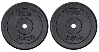 HMS Obciążenie Żeliwne Talerz Olimpijski 20 kg