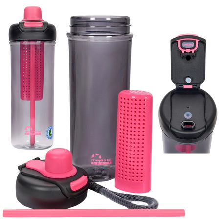 MAJESTIC SPORT Butelka Tritanowa Sportowa Bidon Rowerowy Na Wodę 950 ml