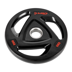 Talerz Olimpijski Żeliwny Ogumowany Obciążenie Na Gryf Sztangę HMS 10 kg