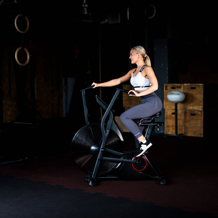 Rowerek Rower Stacjonarny Powietrzny Treningowy Do Ćwiczeń Fitness Cardio