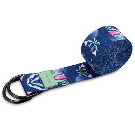 Taśma Pasek Do Jogi Ćwiczeń Fitness 240 cm SPOKEY