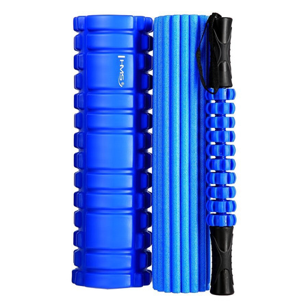 HMS Zestaw 3w1 Roller Wałek Drążek Do Masażu Ćwiczeń