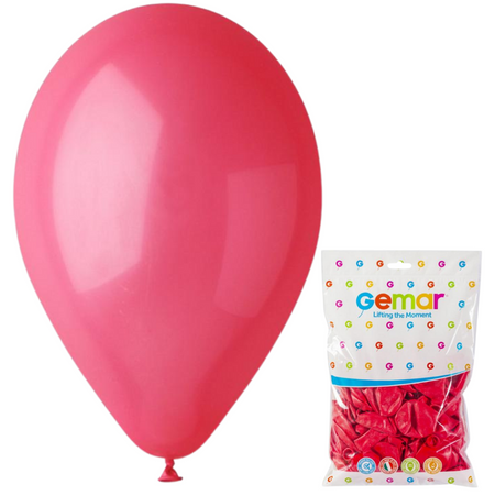 Balony Klasyczne Pastelowe Czerwone Lateksowe Na Przyjęcie 10" 200 szt.