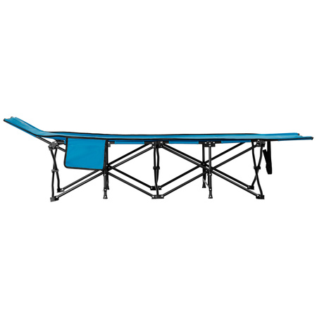 Łóżko Turystyczne Polowe Składane Ogrodowe Leżak Leżanka 188x67 cm NILS
