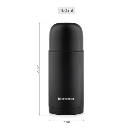 METEOR Duży Kubek Termiczny Termos Turystyczny Do Kawy 750 ml