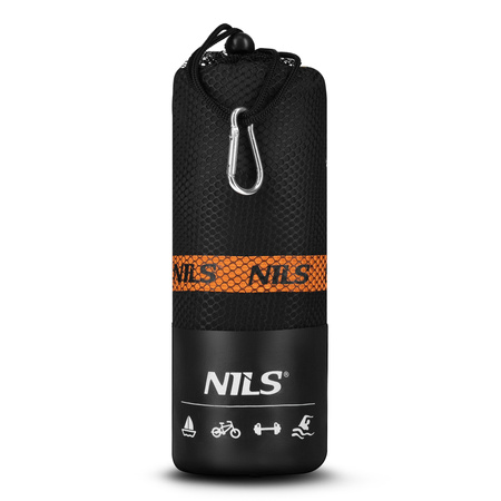 NILS Duży Ręcznik Szybkoschnący Z Mikrofibry Plażowy 180x100 cm + Zawieszka