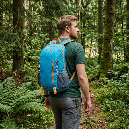 NILS Plecak Turystyczny Trekkingowy Sportowy Górski 22 L + Pokrowiec