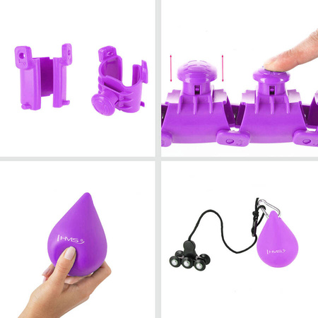 HMS Hula Hop Odchudzające Z Wypustkami i Obciążnikiem + Pas Plus Size