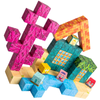 Klocki Magnetyczne Konstrukcyjne Zestaw 105 Elementów Edukacyjne Dla Dzieci