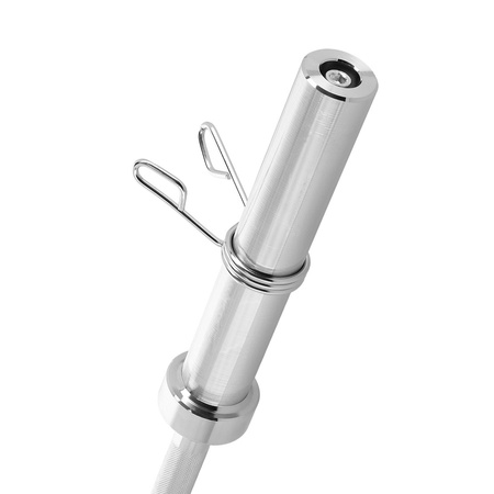 HMS Gryf Prosty Olimpijski Sztanga 180 cm + Zaciski Sprężynowe