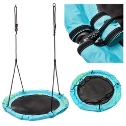 Huśtawka Dla Dzieci Ogrodowa Bocianie Gniazdo Fotel Wiszący 100 cm METEOR