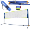 Siatka Do Badmintona + Stelaż Do Gry Rekreacyjnej 305 cm W Pokrowcu NILS