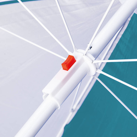 NILS Parasol Plażowy Ogrodowy Składany Filtr UV