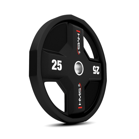 HMS Talerz Obciążenie Olimpijskie Na Gryf Sztangę Poliuretanowe 25 kg