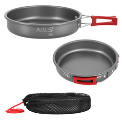 Patelnia Turystyczna Kempingowa Na Wyjazd Składany Uchwyt  21 cm 1600 ml