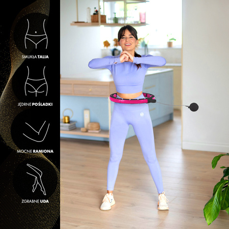 HMS Hula Hop Odchudzające Z Wypustkami i Obciążnikiem