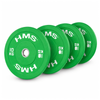 Talerz Olimpijski Na Gryf Sztangę Gumowany Bumper Do Ćwiczeń 4 x 10 kg HMS