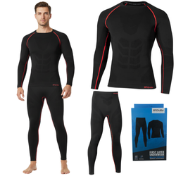 SPOKEY Męska Bielizna Termoaktywna Odzież Termiczna Komplet