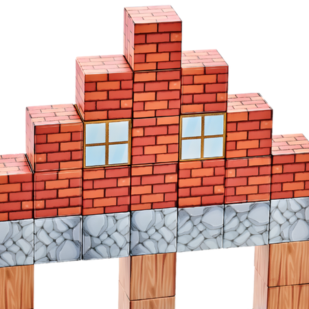 Klocki Magnetyczne Konstrukcyjne Zestaw 99 Elementów Edukacyjne Dla Dzieci