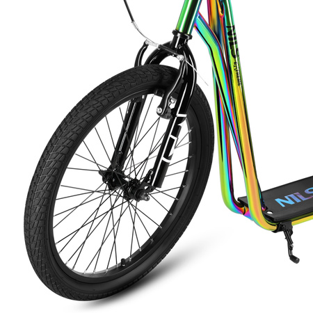 Hulajnoga Miejska Pompowane Koła Dla Młodzieży Dorosłych Duża 20/16" NILS