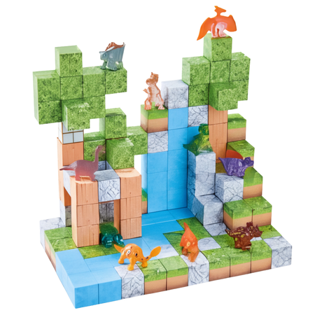 Klocki Magnetyczne Konstrukcyjne Zestaw 139 Elementów Edukacyjne Dla Dzieci