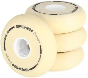 SPOKEY Zestaw 4x Kółka Do Rolek Łyżworolek 82A 76 mm Bez Łożysk