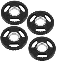 Zestaw Talerze Olimpijskie Obciążenia Ogumowane Na Gryf Sztangę 4x 1,25 kg HMS