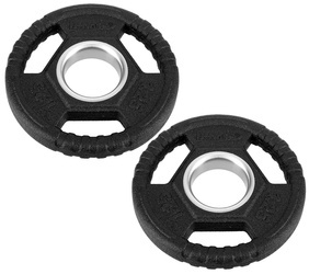 Zestaw Talerze Olimpijskie Obciążenia Ogumowane Na Gryf Sztangę 2x 1,25 kg HMS