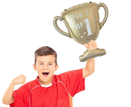 Balon Foliowy Puchar Na Imprezę Przyjęcie Trofeum Nagroda GODAN 55x55 cm