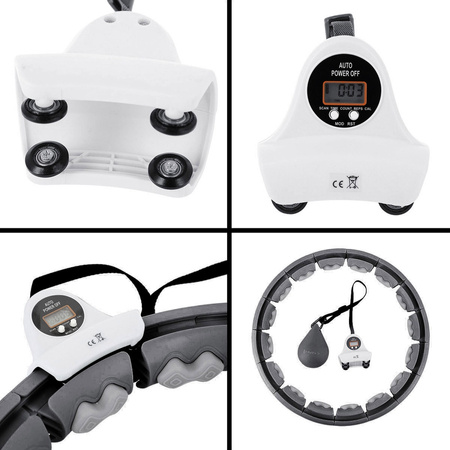 HMS Hula Hop Odchudzające Z Wypustkami i Obciążnikiem