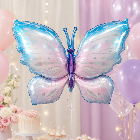 Balon Foliowy Motyl Na Urodziny Przyjęcie Imprezę Motyl GODAN 76,3x56,5 cm
