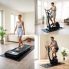 Mata Pod Sprzęt Ochronna Rower Treningowy Bieżnię Do Ćwiczeń 170x80 cm