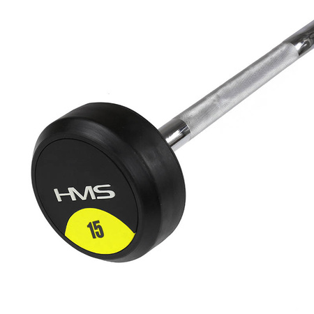 HMS Sztanga Gryf Prosty Stały Z Obciążeniem 15 kg